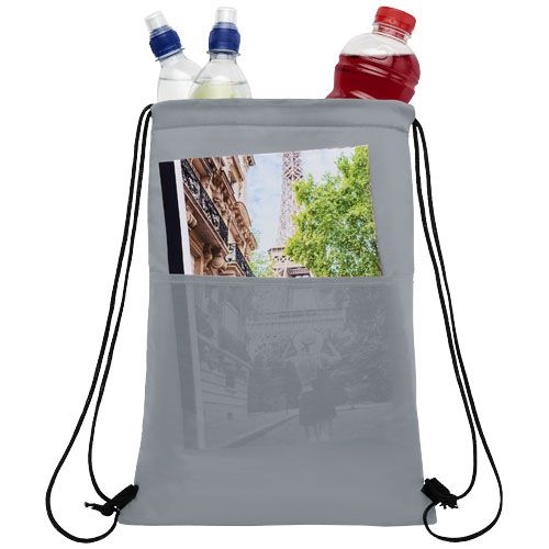PF120495-11Oriole Kuehltasche mit Kordelzug 5L_ grau