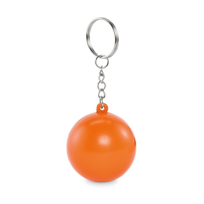 MO2454-10Cirkely Schluesselring Kugelform PU_ orange