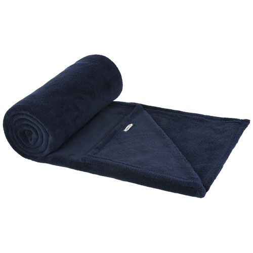 PF113191-1Lily GRS zertifizierte_ RPET Decke aus Coral Fleece_ dunkelblau