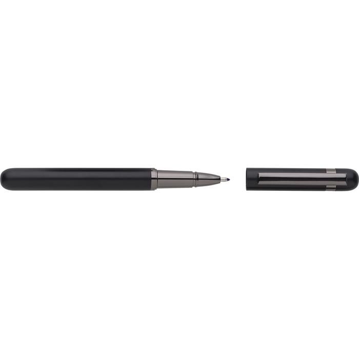 GI1014845-01Aluminium-Rollerball-Stift Bridger_ schwarz