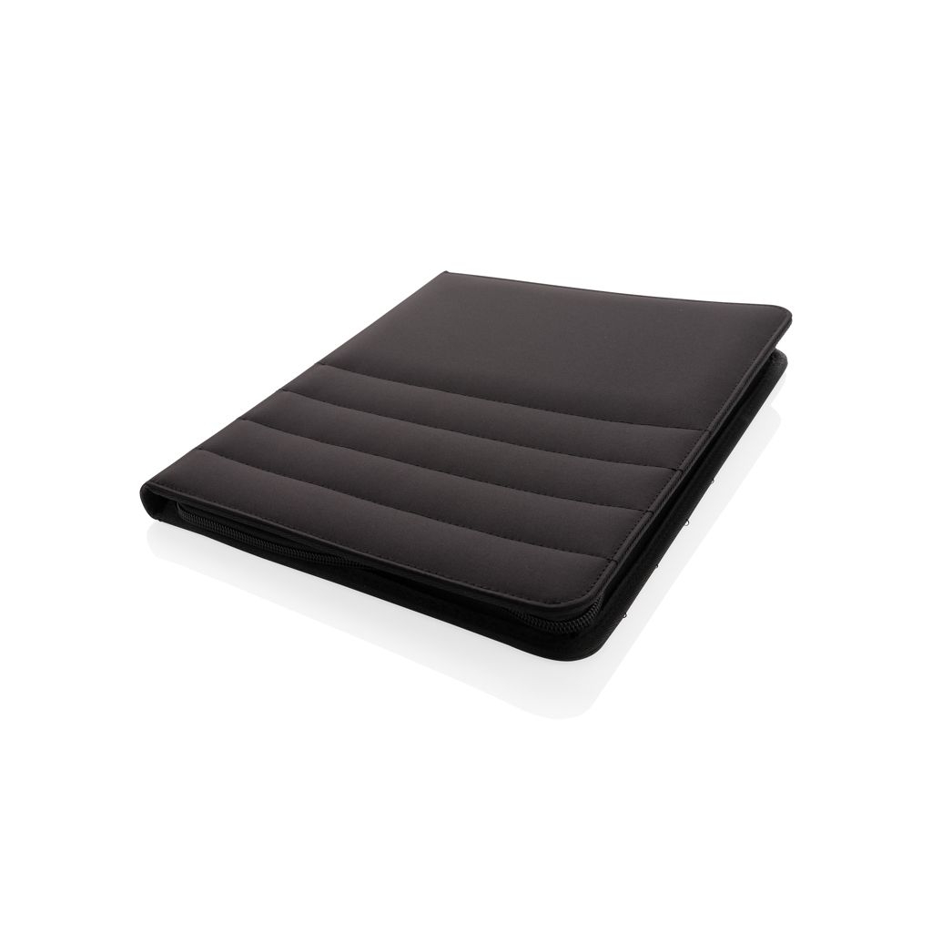 XDP774.16-1Impact AWARE™ RPET A4 Portfolio mit Reissverschluss_ schwarz