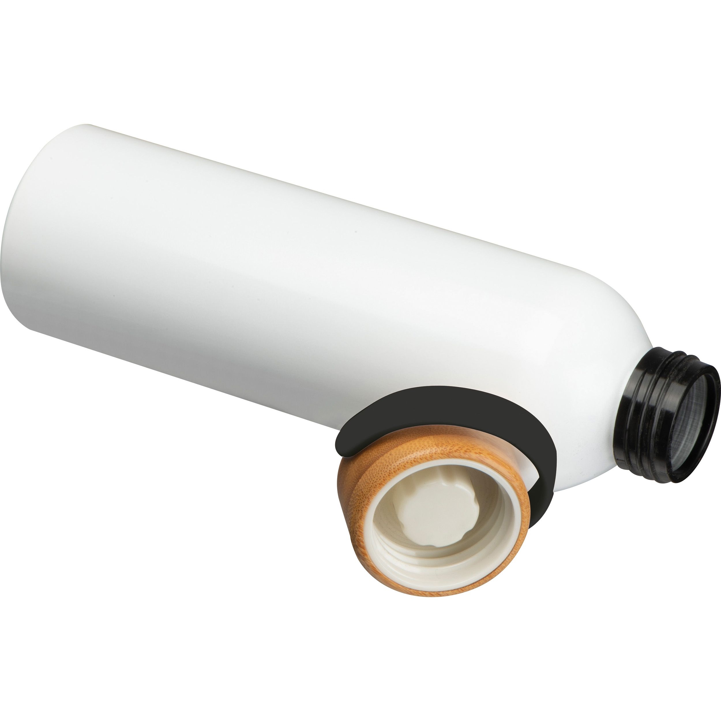 MA83783-06Trinkflasche aus recyceltem Aluminium BENITO_ weiss