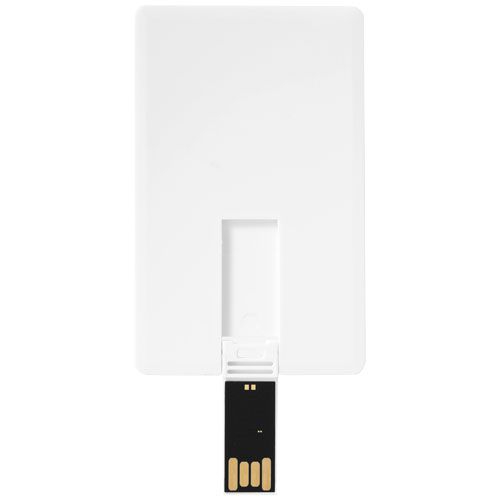 Slim 4 GB USB-Stick im Kreditkartenformat, weiß, 4 GB