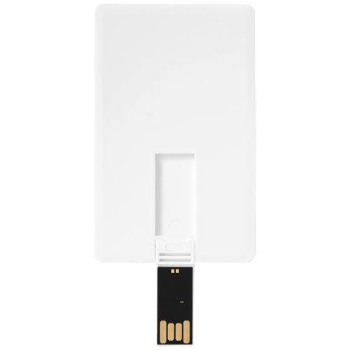 PF123521-1Slim 4 GB USB-Stick im Kreditkartenformat_ weiss_ 4 GB
