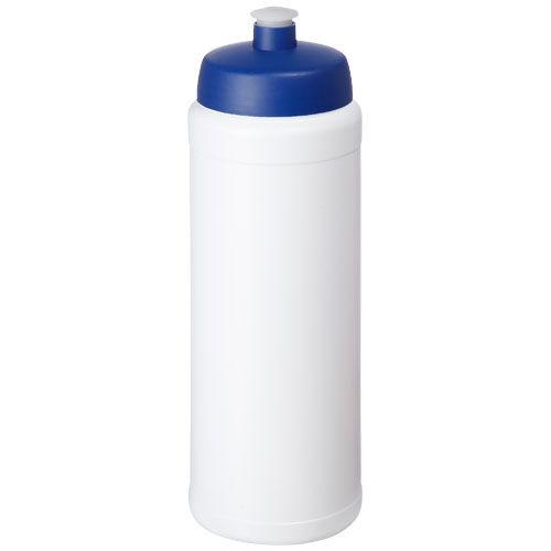 Baseline® Plus grip 750 ml Sportflasche mit Sportdeckel, weiß,blau