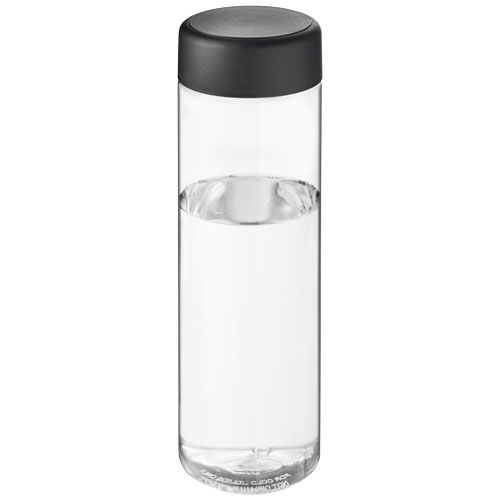 H2O Active® Vibe 850 ml Sportflasche mit Drehdeckel, transparent,schwarz