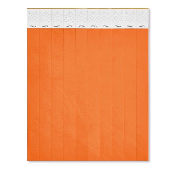 MO8942-10Tyvek Tyvek® Event Armband_ Orange