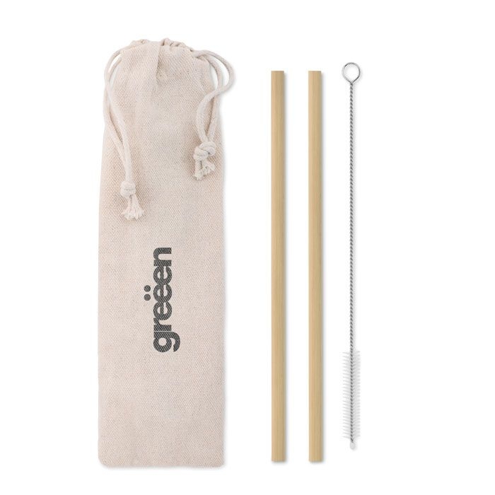 MO9630-13Natural Straw Bambus Trinkhalme-Set_ Beige
