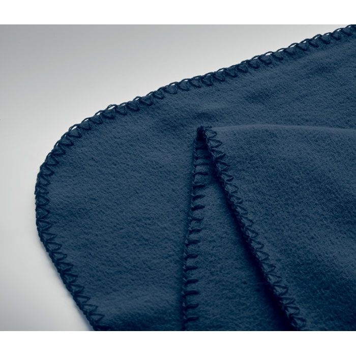 MO6805-04Bogda RPET-Polar Fleece-Decke_ Blau