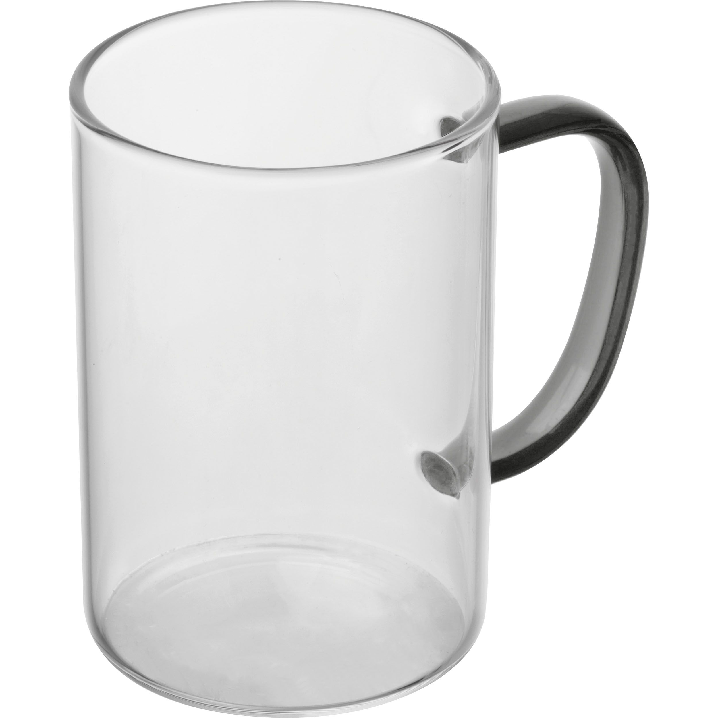 MA82340Glastasse mit farbigem Henkel_ 250ml EDDA