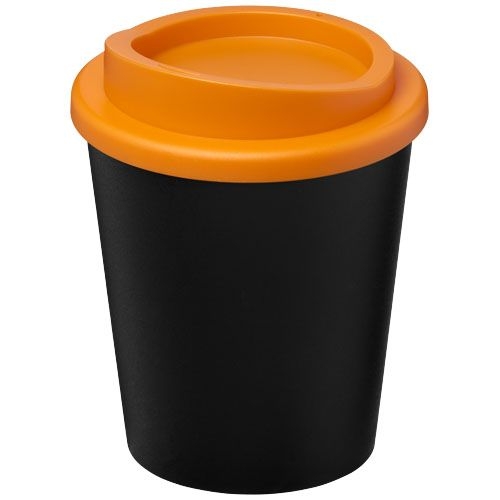 PF210454-3Americano® Espresso Eco 250 ml recycelter Isolierbecher_ schwarz_orange PF210454-3Americano® Espresso Eco 250 ml recycelter Isolierbecher_ schwarz_orange