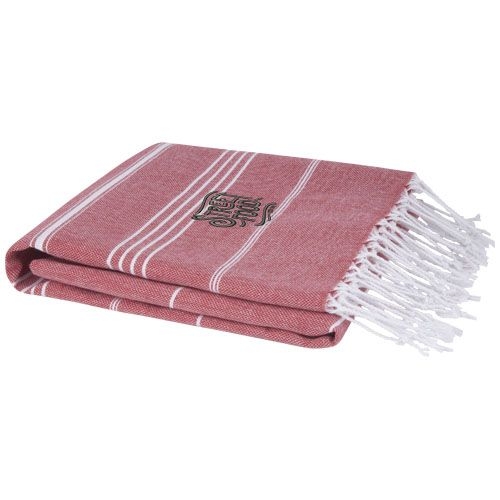 PF113335-2Anna 150 g_m² Hammam Baumwollhandtuch 100 × 180 cm_ rot