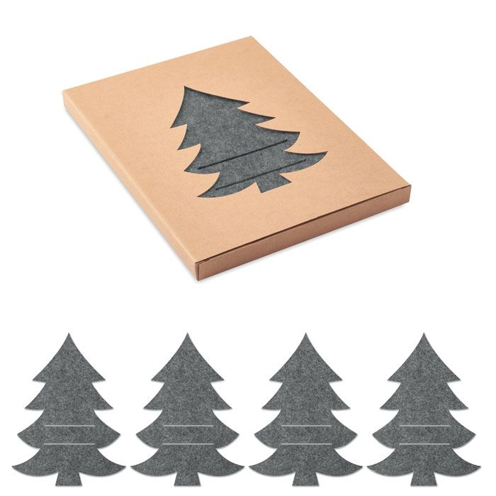 CX1479-07Treesguard Besteckhalter-Set RPET-Filz_ Grau CX1479-07Treesguard Besteckhalter-Set RPET-Filz_ Grau