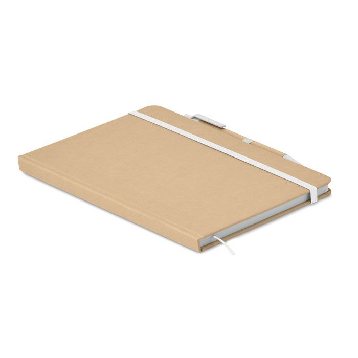 MO2396-06Caratil DIN A5-Notizbuch recy._ weiss
