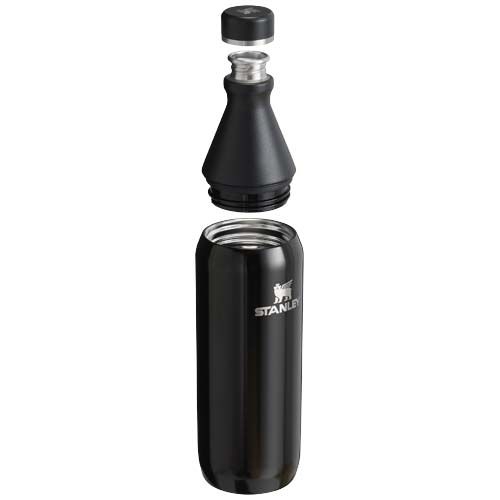 PF100882-3Stanley 600 ml All Day Slim Flasche_ schwarz glaenzend