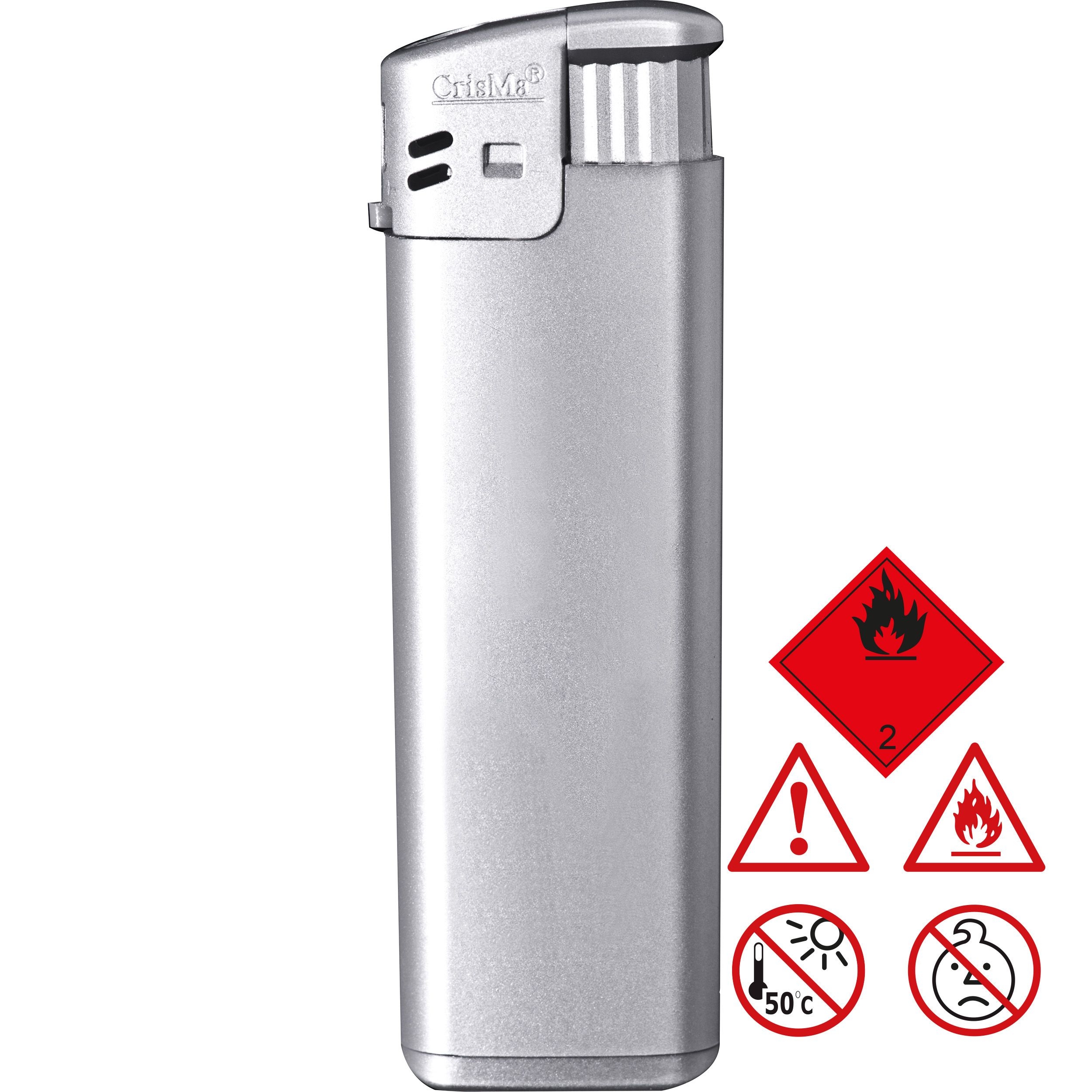 MA91106-07Elektronik Feuerzeug_ nachfuellbar_ silbergrau MA91106-07Elektronik Feuerzeug_ nachfuellbar_ silbergrau