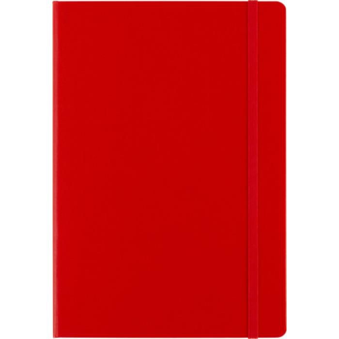 Notizbuch aus Karton (ca. DIN A5 Format) Chanelle, Rot