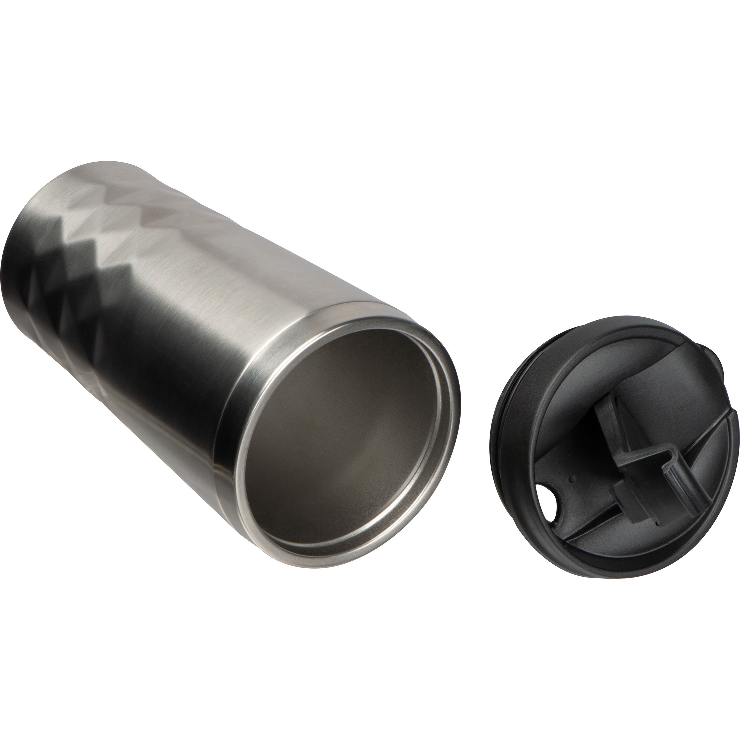 MA62574-07Trinkbecher mit Muster_ 400ml_ silbergrau