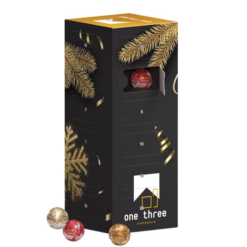 JG20031Minikugel Tower Adventskalender Lindt