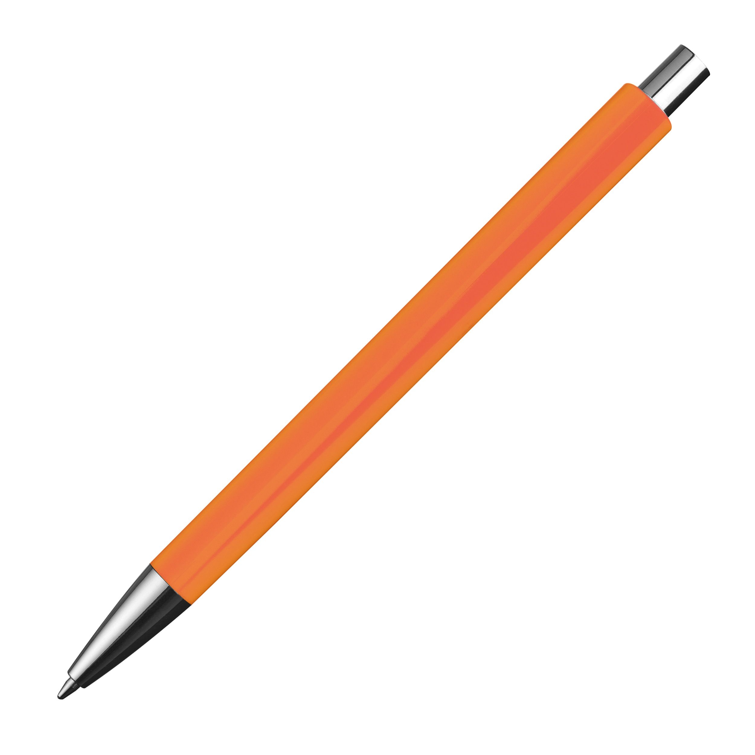 MA13538-10Kugelschreiber mit silbernen Applikationen_ orange