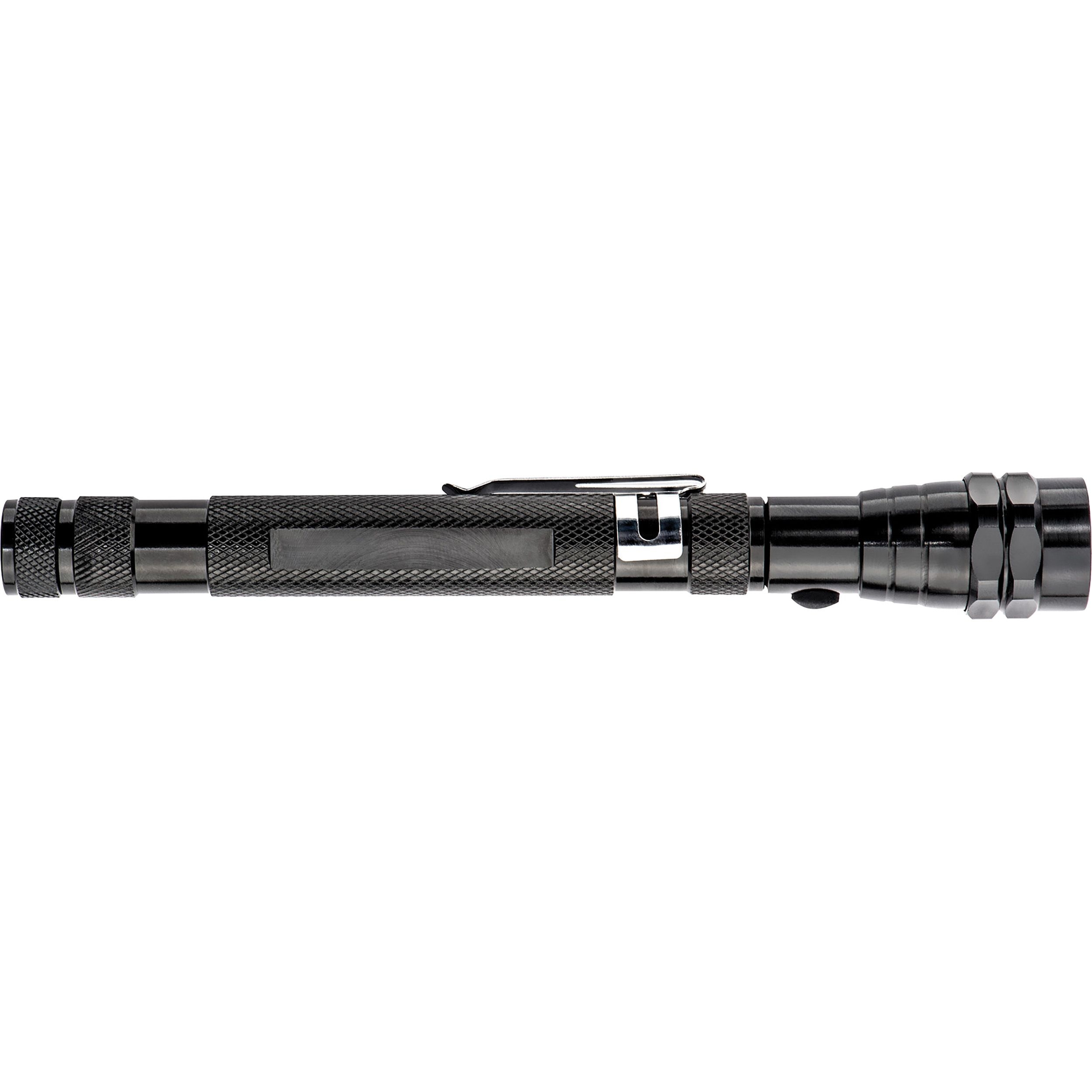 MA80387-03LED Taschenlampe mit Teleskopfunktion_ schwarz