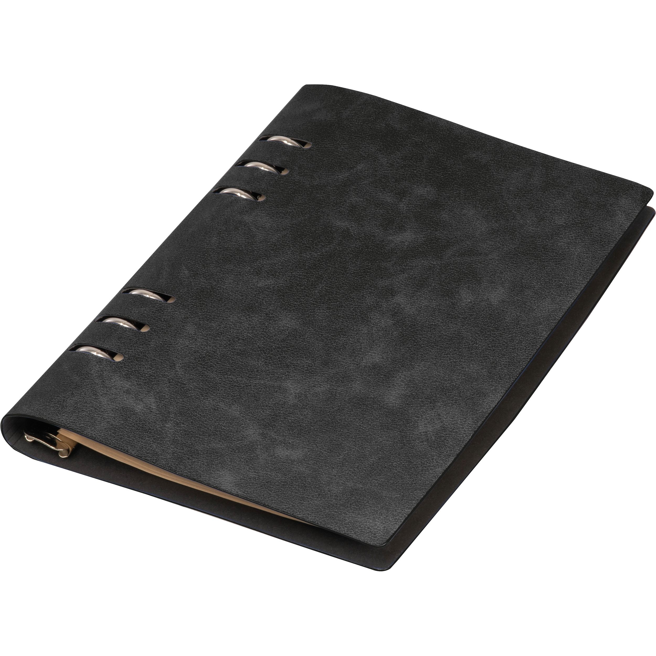 MA25253-03A5 Ringbuch mit PU-Einband ROSARIA_ schwarz