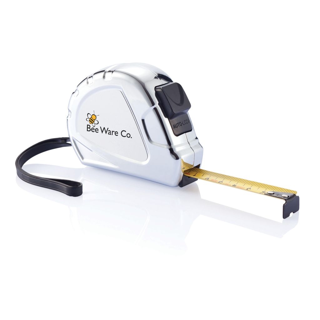 XDP112.05-25m_19mm Auto-Stopp Massband Ergonomic_ silber