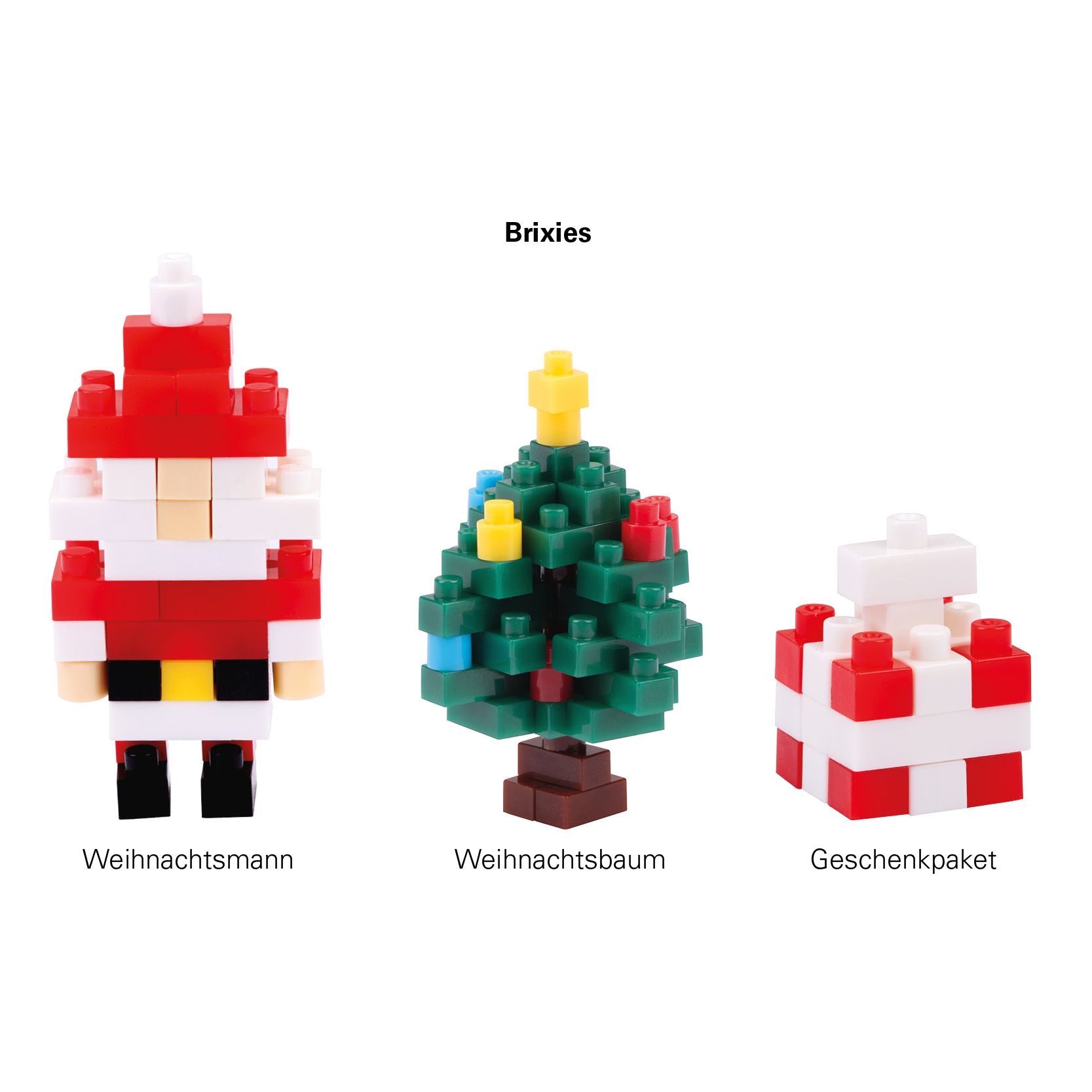 JG40006-1Kleines Praesent BRIXIES_ Klemmbausteine_ Weihnachtsmann
