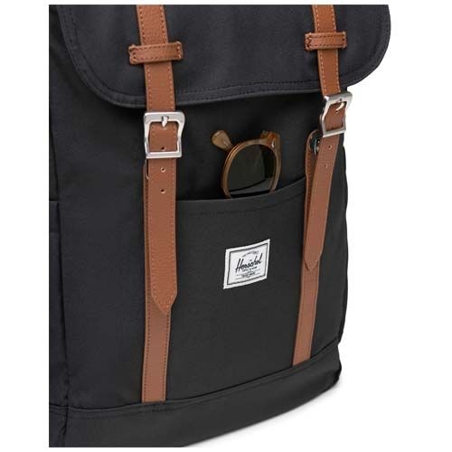PF120691-3Herschel Retreat™ recycelter Laptop-Rucksack 23 L_ schwarz