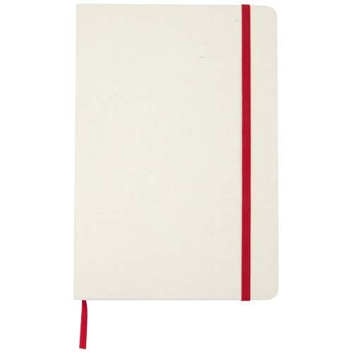 PF107365-2Bass A5 recyceltes Notizbuch_ liniert_ rot