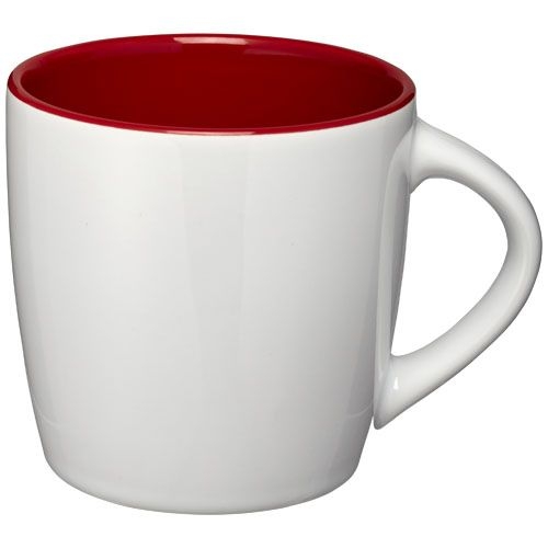 PF100477-3Aztec 340 ml Keramiktasse_ weiss_rot
