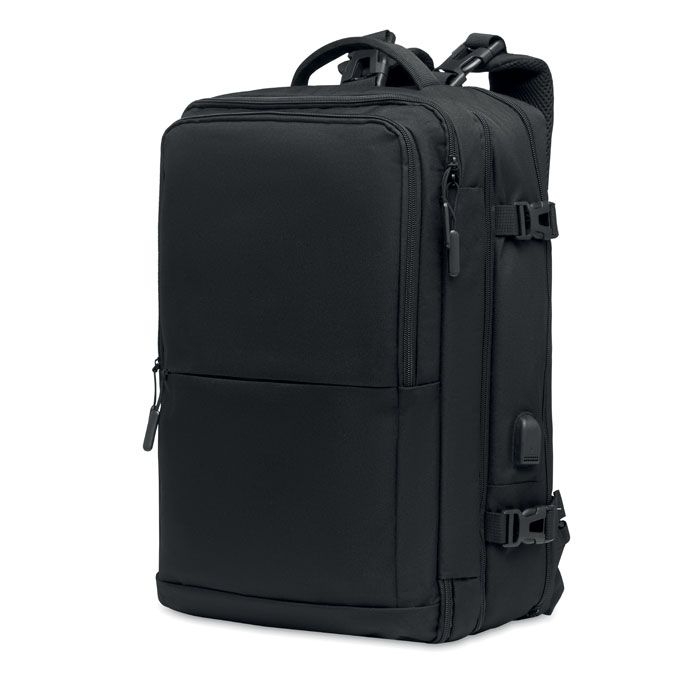 MO6901-03Sophis Rucksack 600D RPET_ Schwarz