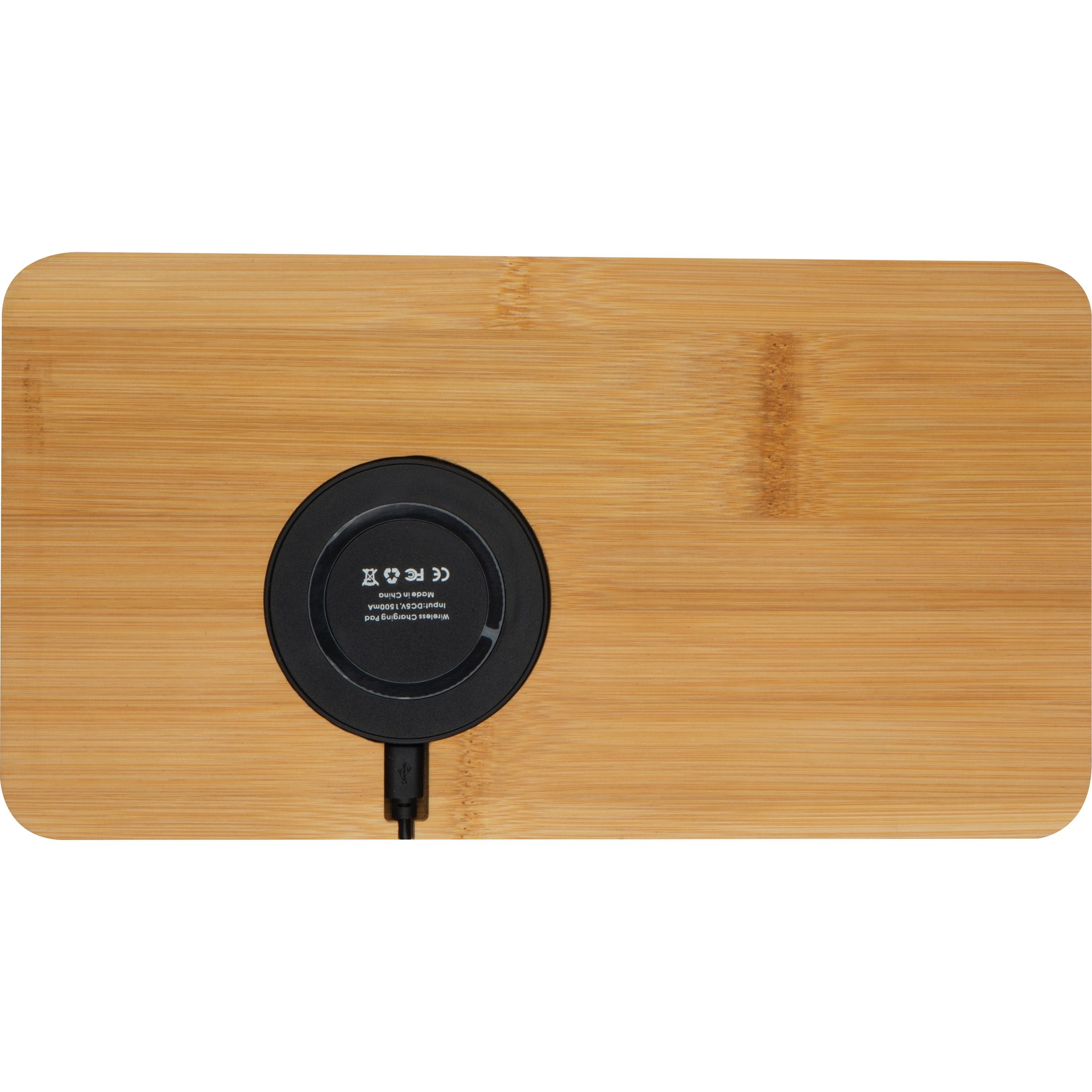 MA31499-13Deskorganizer mit integriertem Wireless Charger _ beige