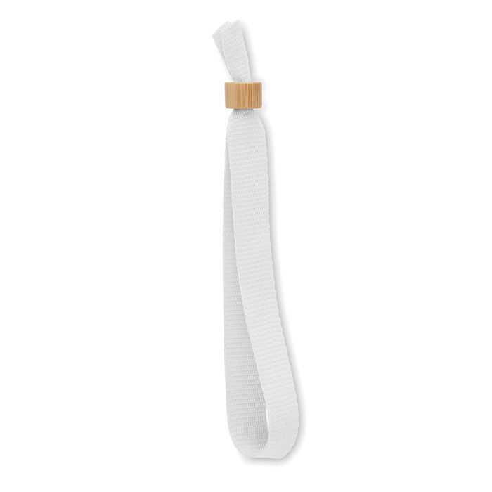 MO6706-06Fiesta Armband RPET-Polyester_ Weiss MO6706-06Fiesta Armband RPET-Polyester_ Weiss