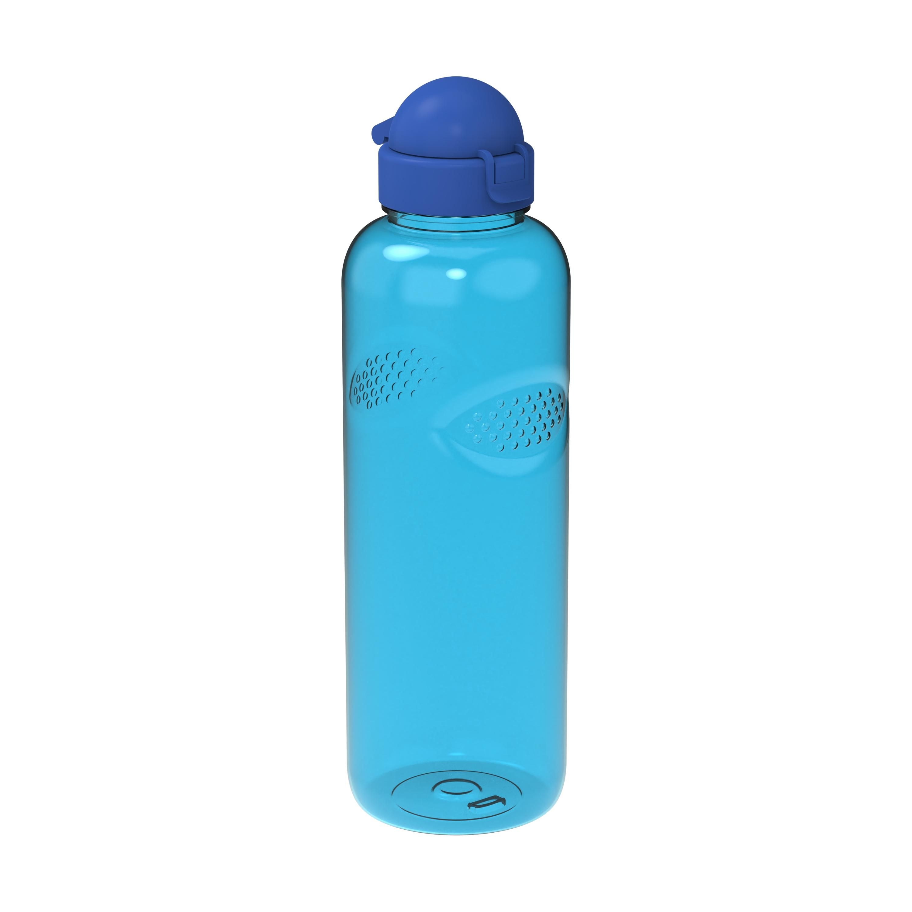 EL02161-3Trinkflasche Carve _Junior_ 1 l_ transparent-blau_ standard-blau