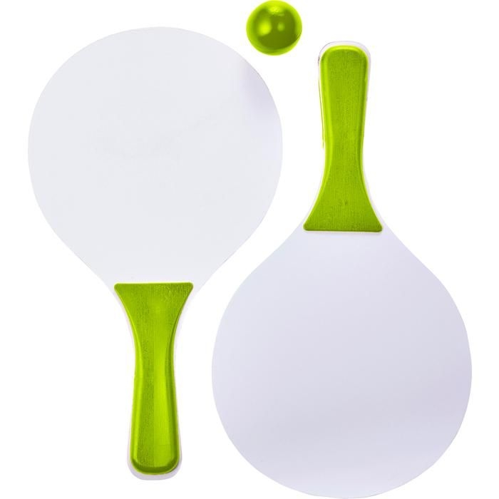 GI6985-19Beachball Tennisspiel aus Holz Eliza_ lime