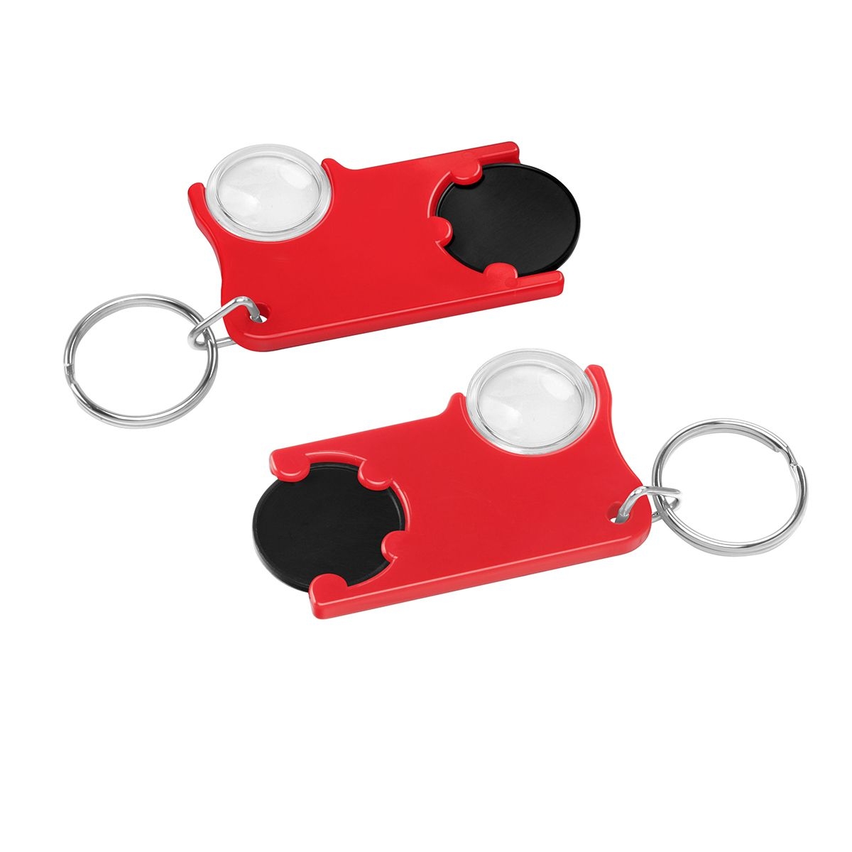 HE8286R-6-1Chiphalter mit 1€-Chip und Lupe_ schwarz_ rot HE8286R-6-1Chiphalter mit 1€-Chip und Lupe_ schwarz_ rot