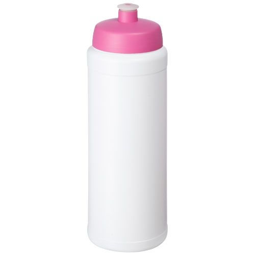 PF210689-9Baseline® Plus grip 750 ml Sportflasche mit Sportdeckel_ weiss_rosa PF210689-9Baseline® Plus grip 750 ml Sportflasche mit Sportdeckel_ weiss_rosa