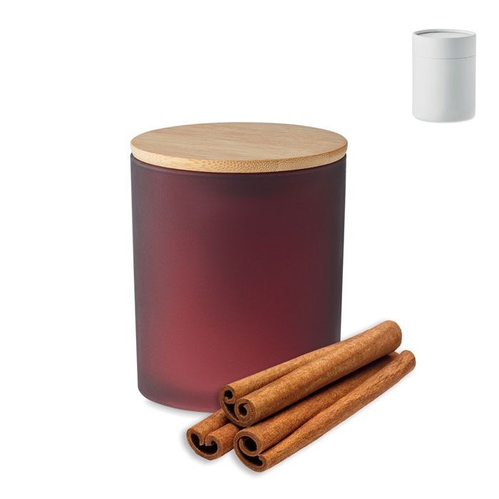 MO6612-02Keops Small Kerze im Glas 120 g_ Bordeaux
