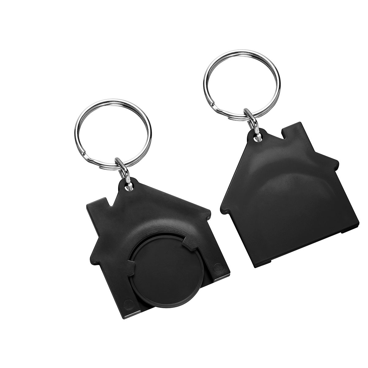 HE7516R-6-6Chiphalter mit 1€-Chip _Haus_ schwarz_ schwarz HE7516R-6-6Chiphalter mit 1€-Chip _Haus_ schwarz_ schwarz