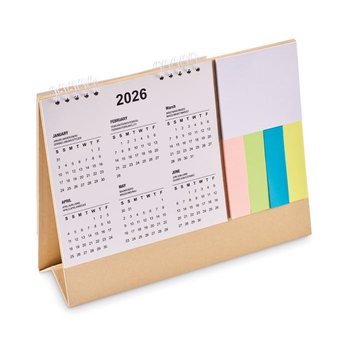 MO2756Calendoo Tischkalender mit Memoblock