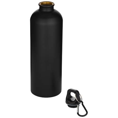 PF100872-4Oregon 750 ml matte RCS-zertifizierte_ einwandige Trinkflasche aus recyceltem Edelstahl mit Karabine