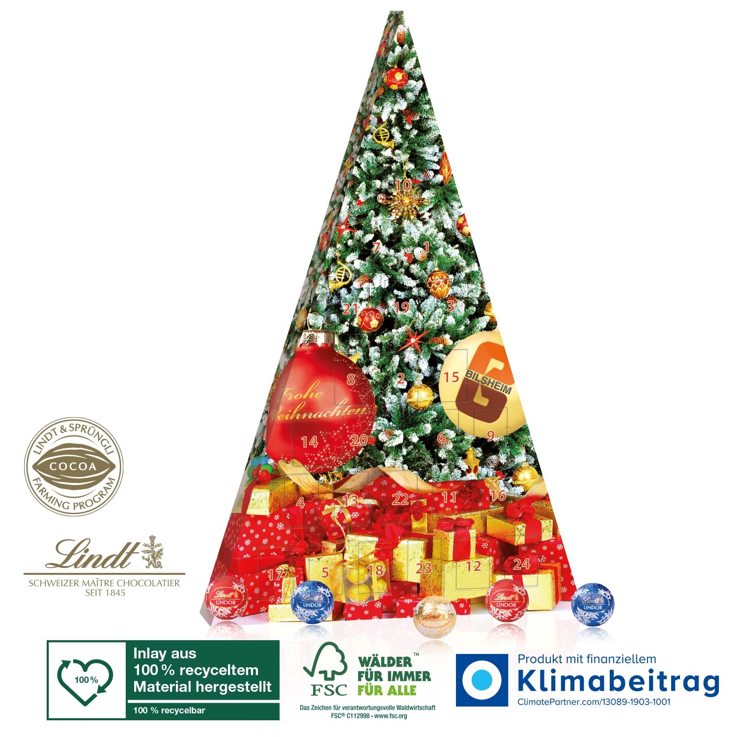 CD95217-01Adventskalender Lindt „Weihnachtsbaum“_ Motiv-Vorlage