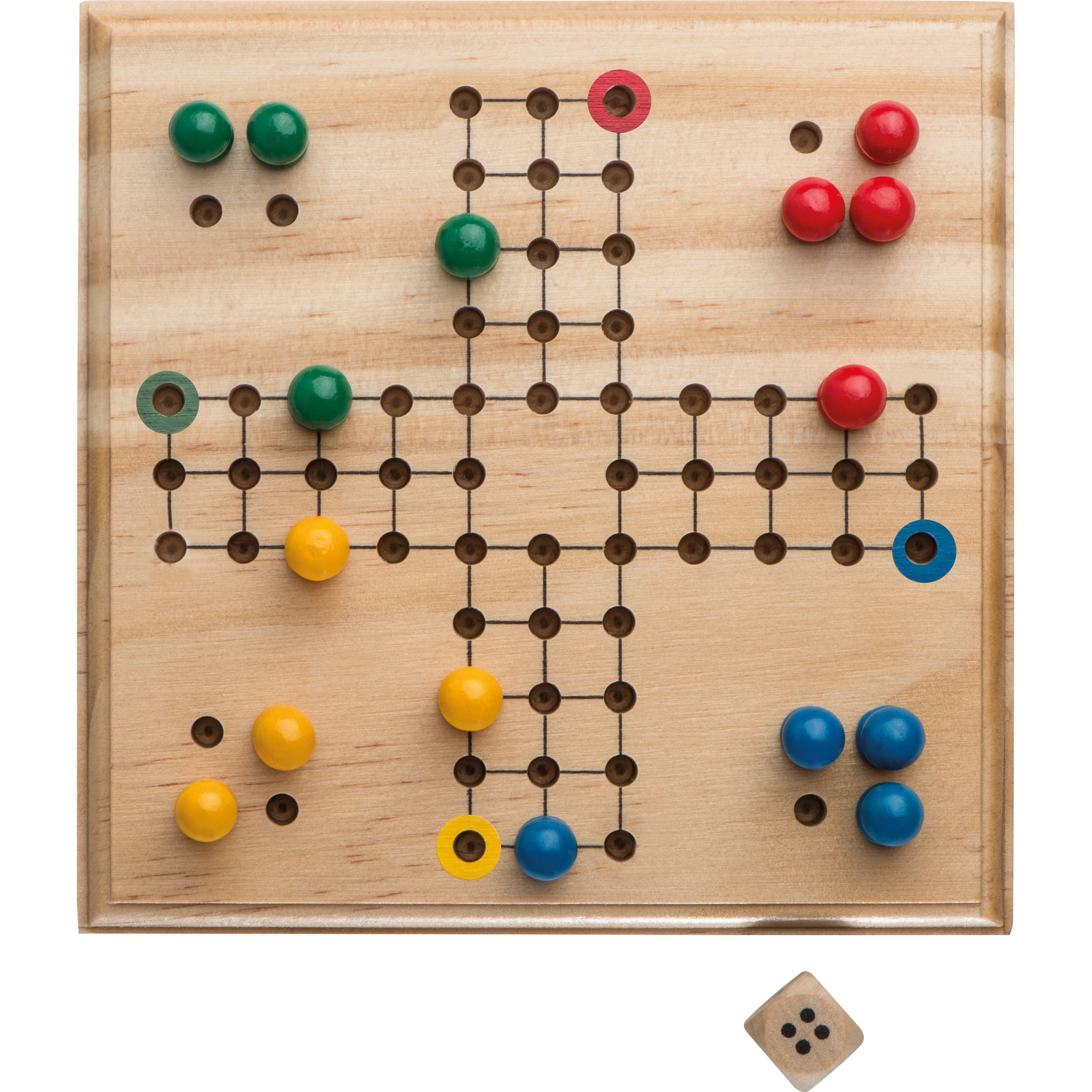 MA50566-01LUDO Spiel aus Holz GREGORY_ braun