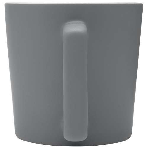PF100900-1Cali 370 ml Keramiktasse mit matter Oberflaeche_ weiss_grau matt