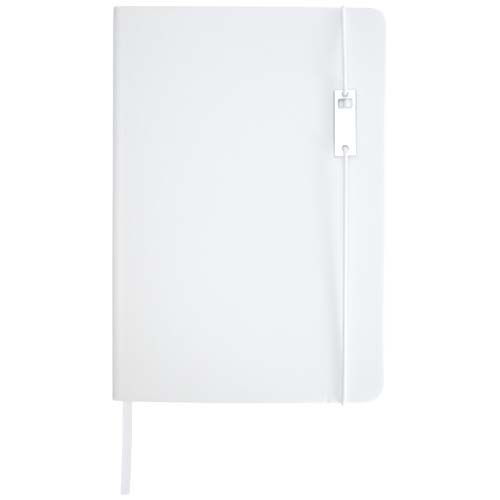 PF106258-1Legato Elegance A5 Hardcover Notizbuch mit Tintenroller Set_ weiss_weiss