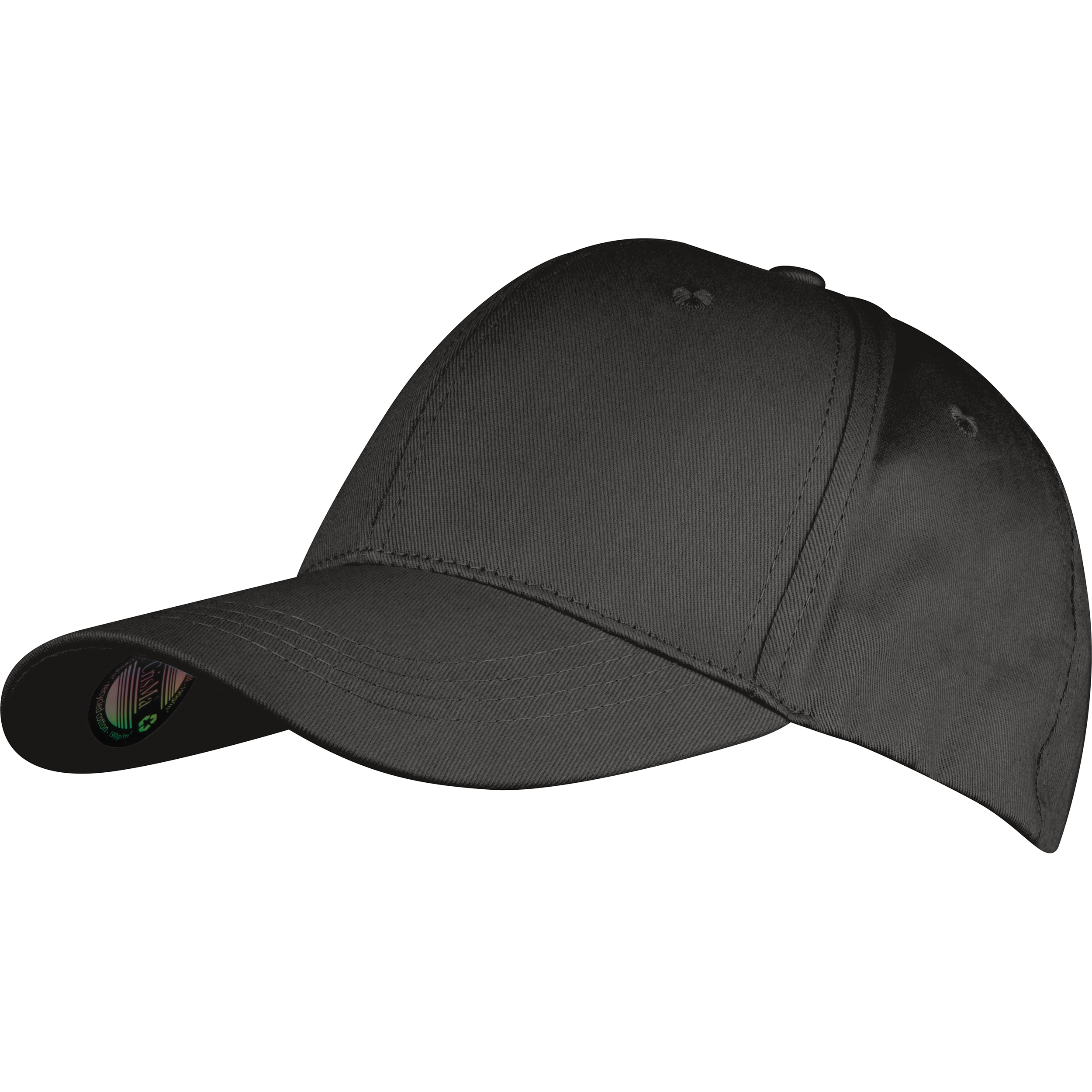 MA53797-03CrisMa Baseballcap aus recycelter Baumwolle_ schwarz MA53797-03CrisMa Baseballcap aus recycelter Baumwolle_ schwarz