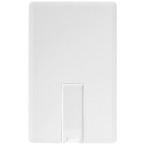 PF123521-1Slim 4 GB USB-Stick im Kreditkartenformat_ weiss_ 4 GB