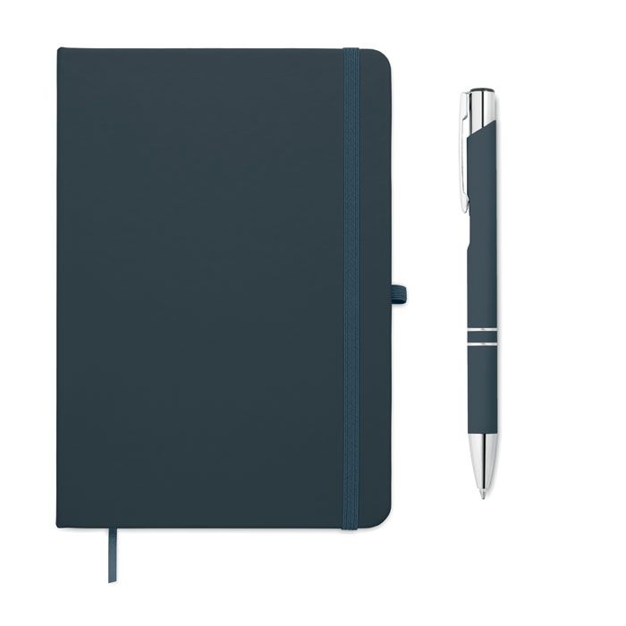 MO3199-85Arcopen DIN A5 Notizbuch mit Kuli_ marineblau