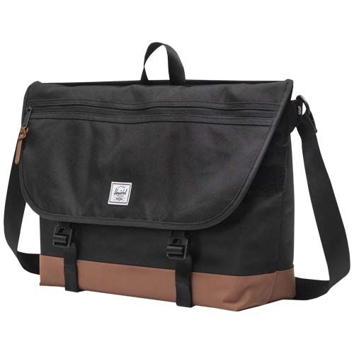 PF120757-1Herschel Cove recycelte Umhaengetasche 22_5 L_ schwarz